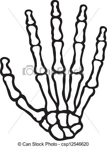 343x470 Skeleton Hand Clipart