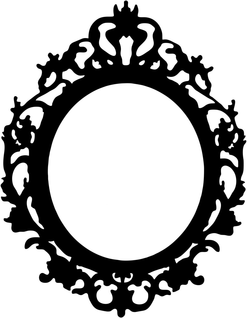 1024x1320 Top Frame Antique Oval Border Clipart Photos