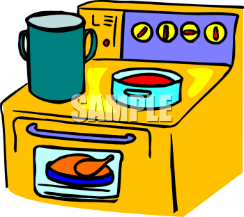 350x312 Clip Art Gas Oven Clipart