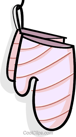 267x480 Oven Mitts Royalty Free Vector Clip Art Illustration Vc061913