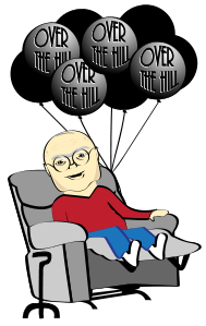 189x299 Old Man Birthday Clipart