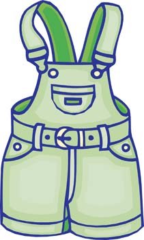211x350 Overalls 2, Clip Arts
