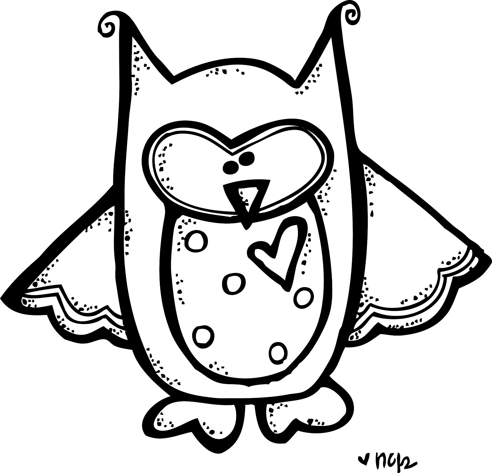 1600x1538 Owl Clipart Black And White