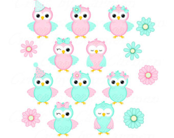 340x270 Cute Owls Clip Artpink Owls Borders Owls Scrapbook