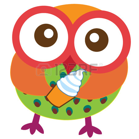 450x450 Happy Owl Cartoon Royalty Free Cliparts, Vectors, And Stock
