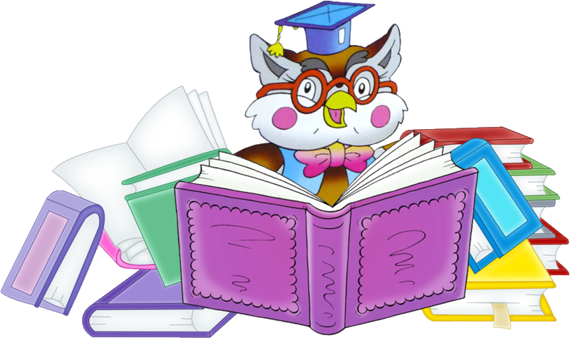 800x474 Best Owl Reading Clipart