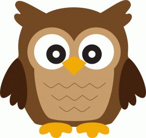 300x284 Owl Clipart Shape