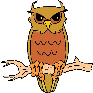 392x391 Owl Clip Art