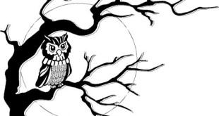 310x165 October Owl Clip Art