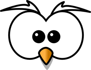 300x231 Owl Face Clip Art