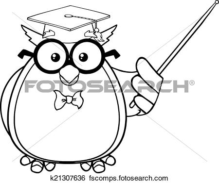 450x377 Owl Teacher Clipart Black And White
