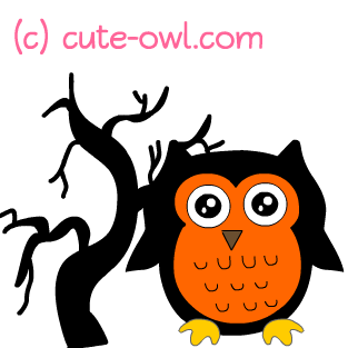 313x313 Cute Owl Free Clip Art