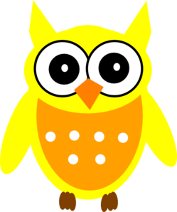 249x298 Yellow Owl Clip Art