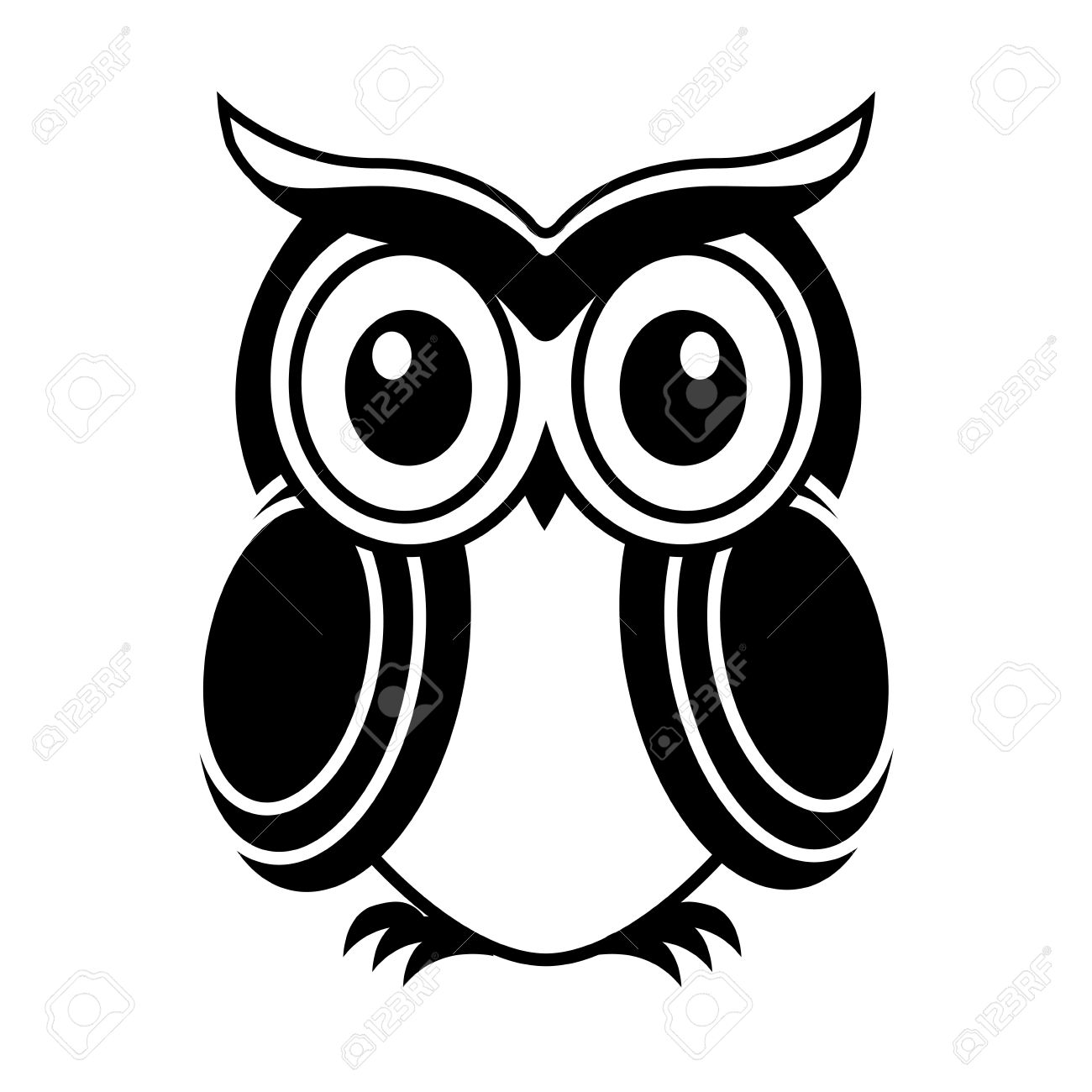 1300x1300 Drawn Owlet Owl Eyes