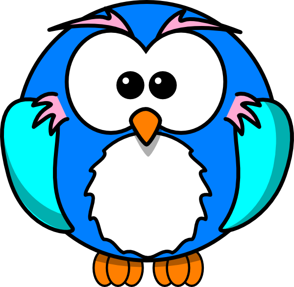 600x585 Cute Owl On Branch Clip Art