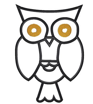 359x400 Owl Outline Embroidery Design Annthegran