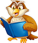 149x170 Owl Reading Clip Art