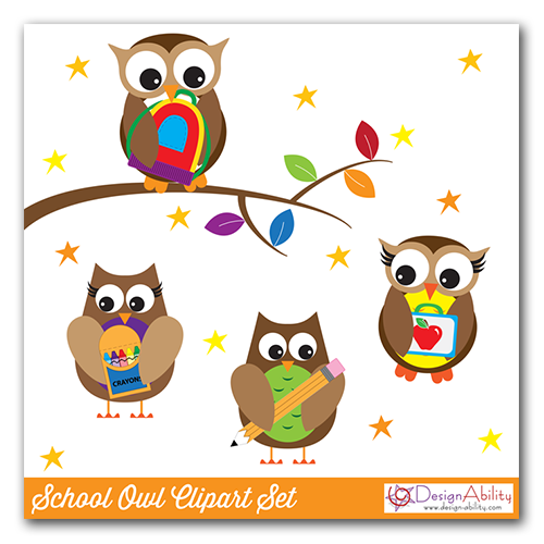 500x500 Owl Clipart Pencil