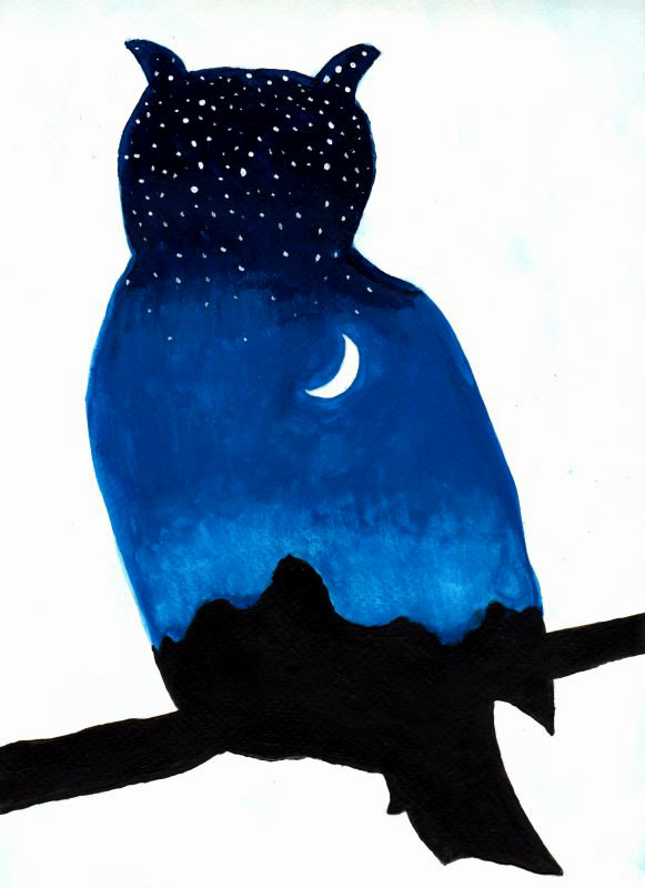 581x800 Owl Twilight Silhouette By Yve4882