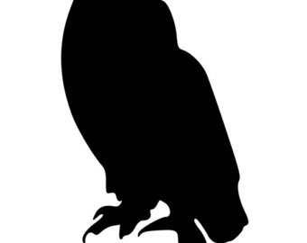 340x270 Barn Owl Silhouette Etsy