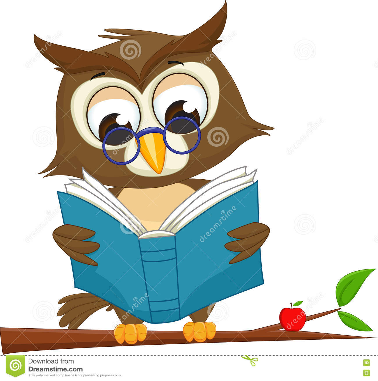 1300x1309 Owl Reading A Book Clipart 101 Clip Art