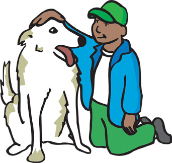 342x324 Pet Clipart Dog Owner