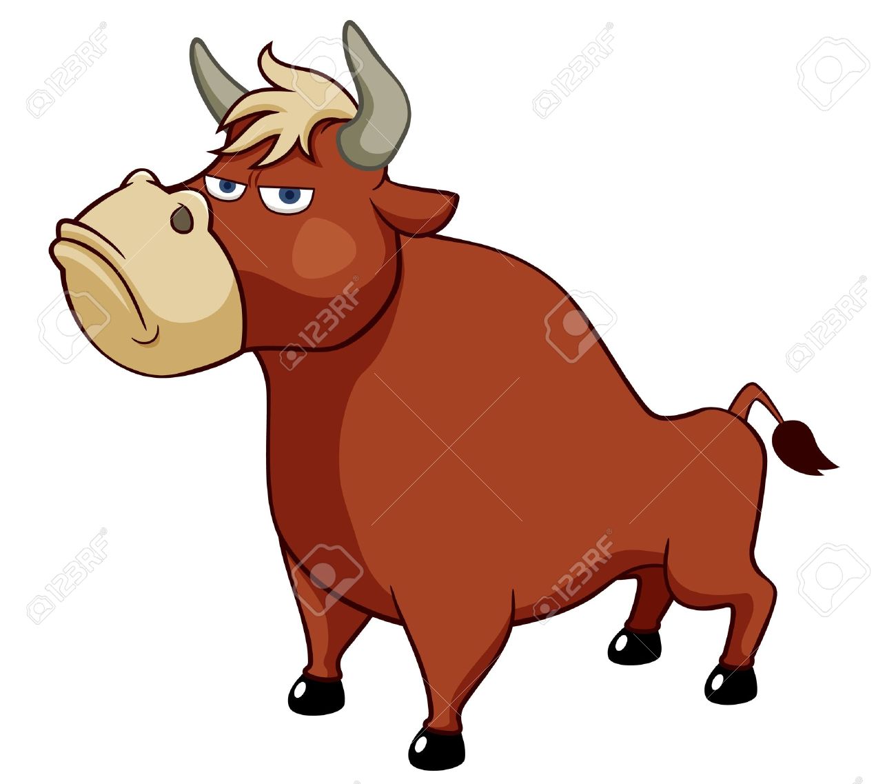 1300x1137 Ox Clipart Bull Fighting
