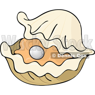 400x400 Oyster Cartoon Clipart