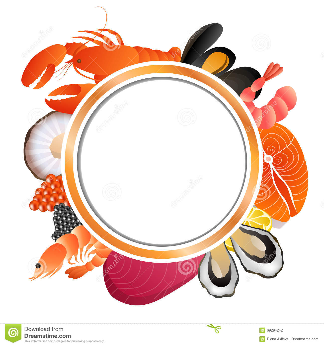 1300x1390 Tuna Clipart Fish Shrimp