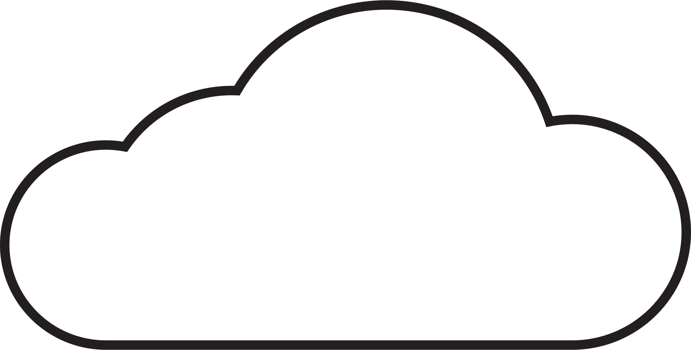 2400x1218 Cloud Outline