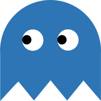 350x348 Pac Man Bulletin Board Set Commercial Use By Mrs Rigelman Tpt