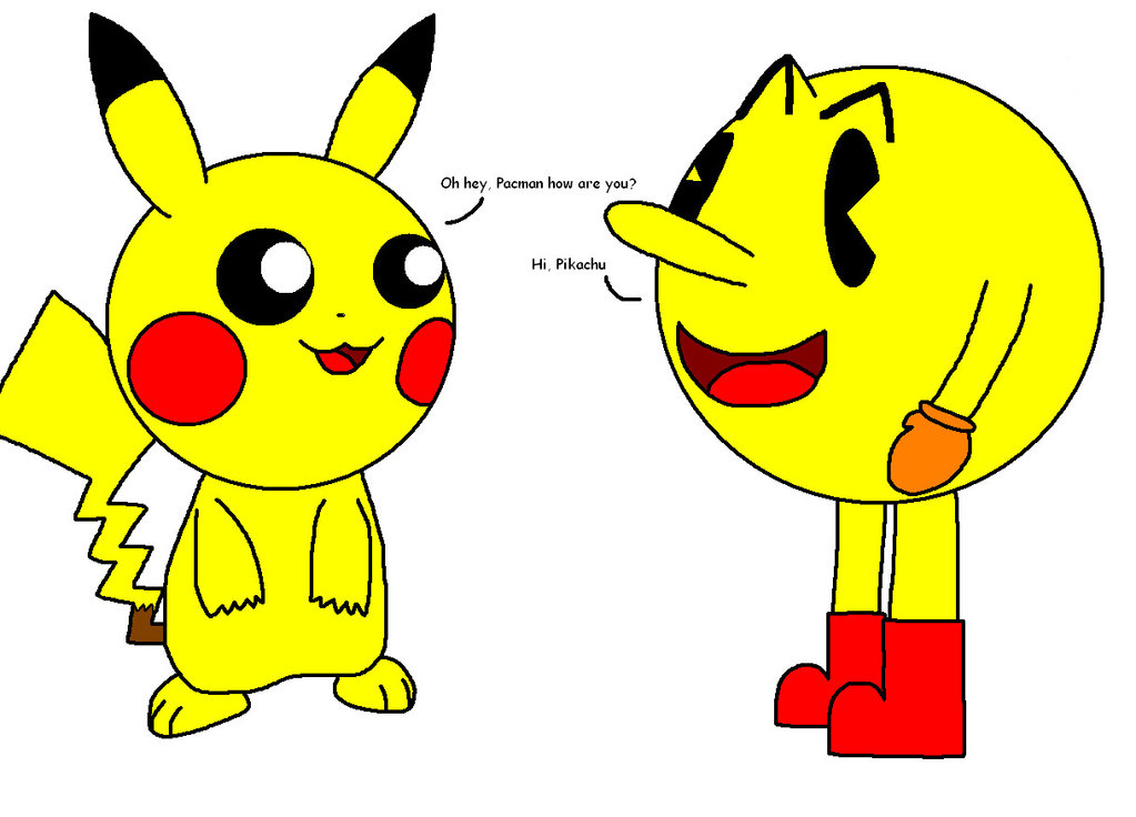 1023x736 Pacman Meets Pikachu By Measffymon Sarah