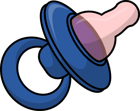469x374 Free Pacifier Clip Art