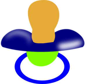 300x291 Pacifier Clip Art