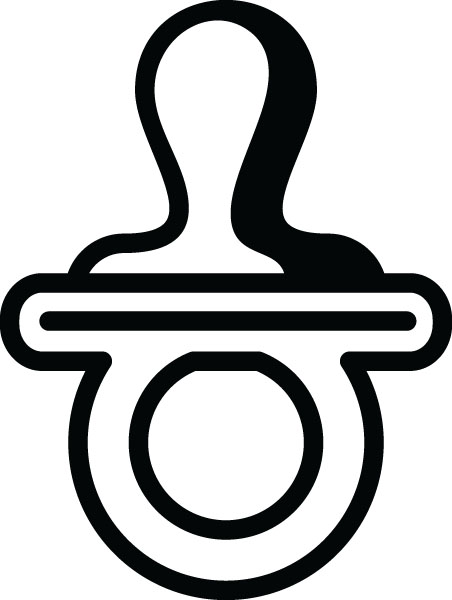 452x600 Baby Pacifier Clip Art For Babies