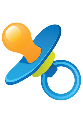 285x421 Pacifier Clipart