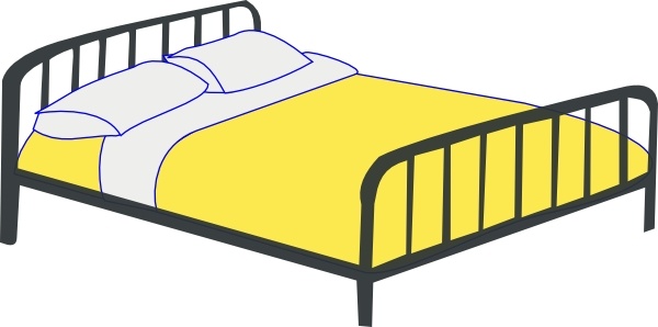 600x298 Rfc Double Bed Clip Art Free Vector In Open Office Drawing Svg