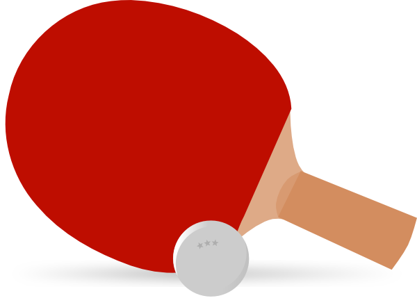 600x439 Pingpong Paddle Clip Art