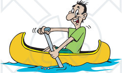 250x151 Canoe Clipart Yellow