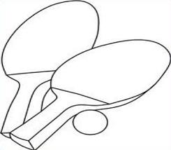 245x214 Free Ping Pong Or Table Tennis Clipart