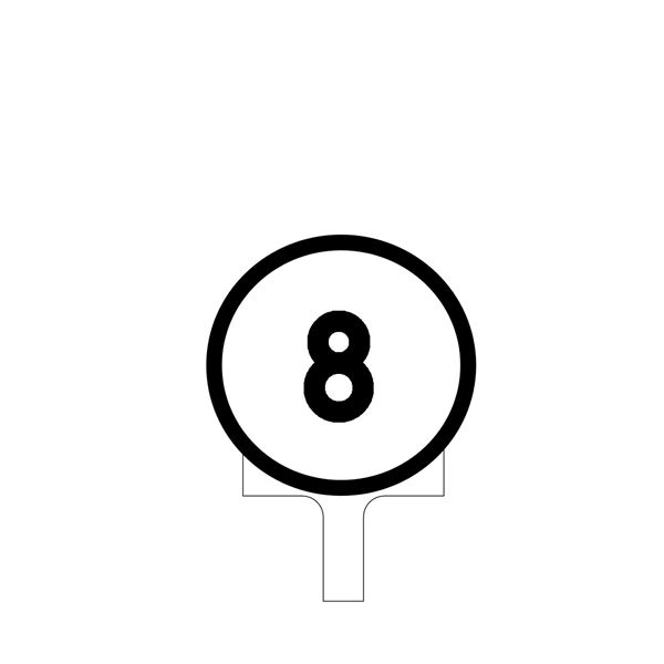 600x600 Bid Paddle Cliparts