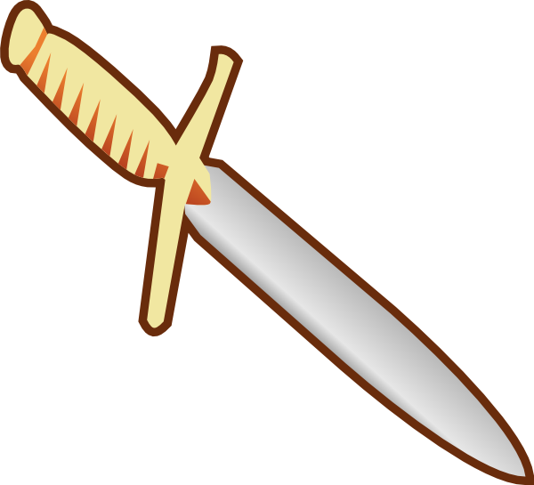 600x545 Pagan Knife Clip Art