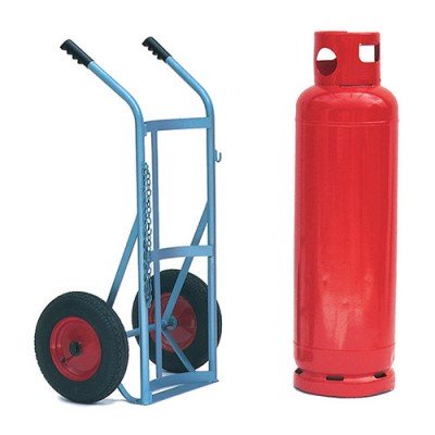 400x400 Gas Cylinder Amp Drum Trolley