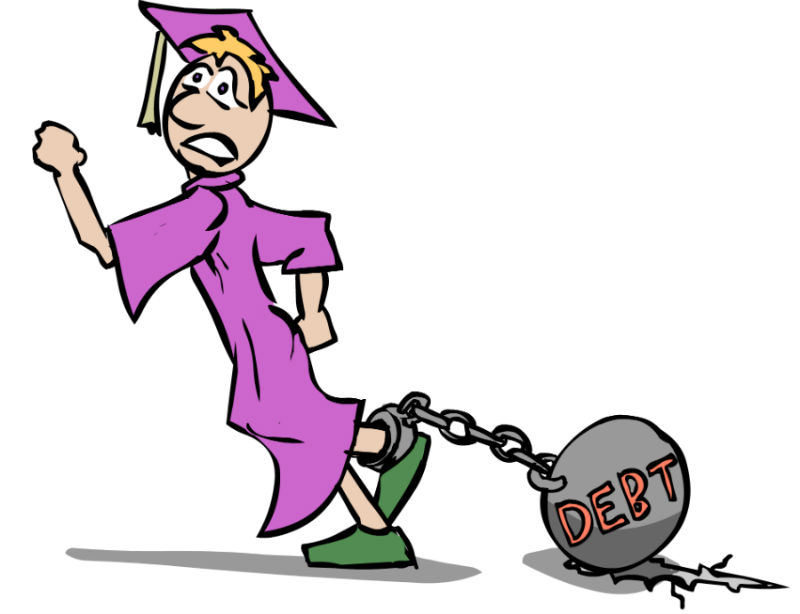 800x614 Student Loan Paid Clipart