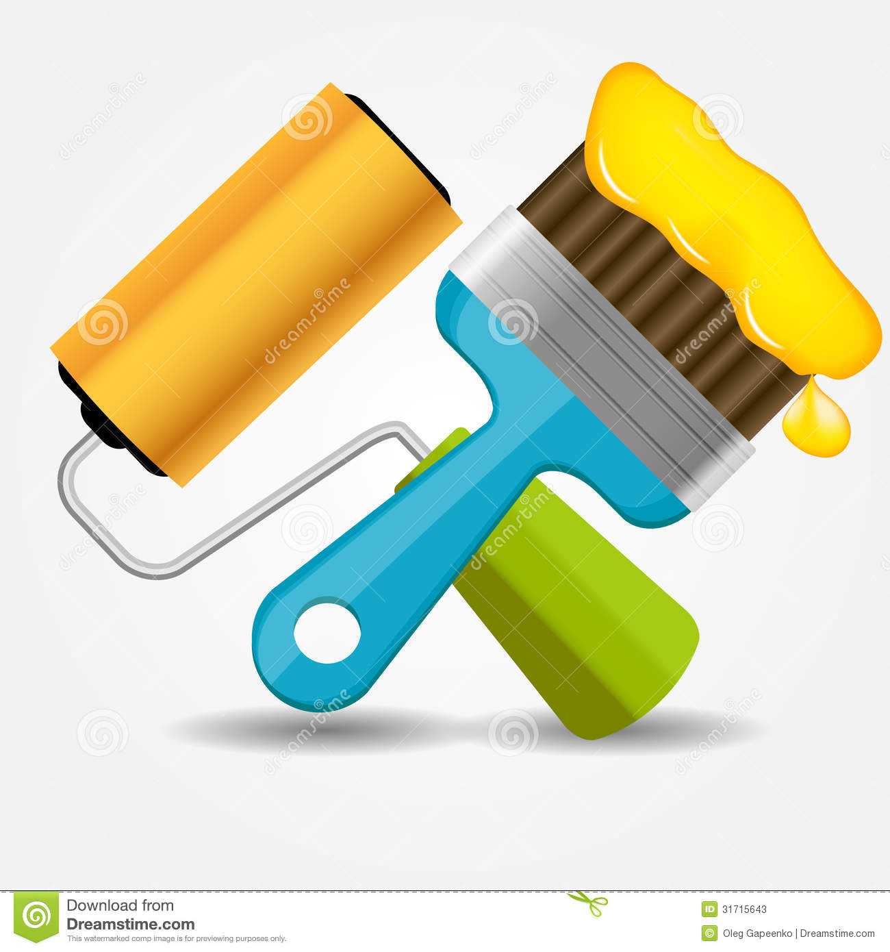 1300x1390 Paint Clipart Paint Roller