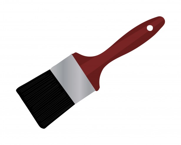 615x492 Paint Brush Clipart Free Stock Photo