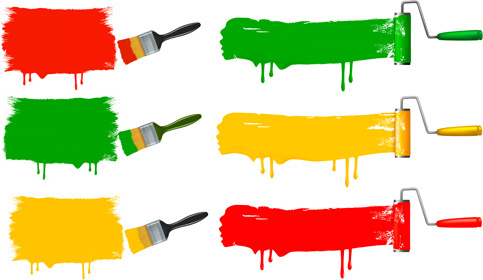 483x280 Paint Brush Vector Art Free Free Vector Download (214,621 Free