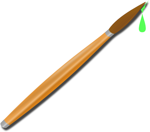 600x528 Paintbrush Paint Brush Clip Art Free Clipartix 2