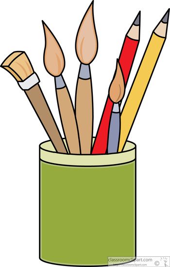 350x550 Brush Clipart Art Supply