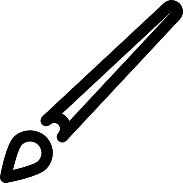 626x626 Paint Brush Outline Vectors, Photos And Psd Files Free Download